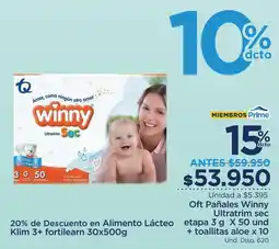 FarmaTodo Winny Ultratrim sec pañales etapa 3 oferta