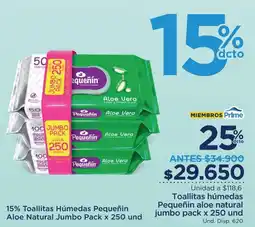 FarmaTodo Pequeñín toallitas humedas oferta