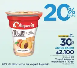 FarmaTodo Alquería yogurt melocotón oferta