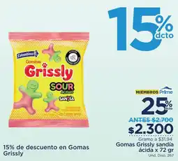 FarmaTodo Grissly sandia acida oferta