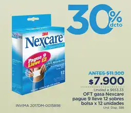 FarmaTodo Nexcare Gasa Estéril oferta