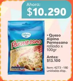 Mercado Madrid Alpina queso parmesano oferta