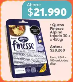 Mercado Madrid Alpina queso finesse oferta
