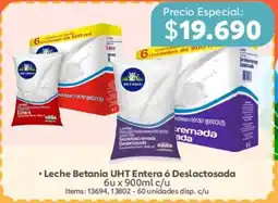 Mercado Madrid Betania leche UHT entera o deslactosada oferta