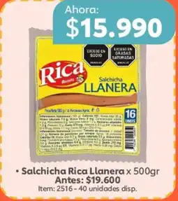 Mercado Madrid Rica salsicha llanera oferta