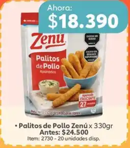 Mercado Madrid Zenú palitos de pollo oferta
