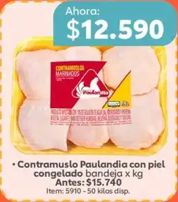Mercado Madrid Paulandia contramuslo con piel congelado oferta