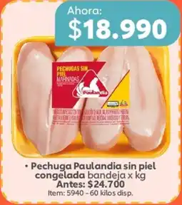 Mercado Madrid Paulandia pechuga sin piel congelada oferta