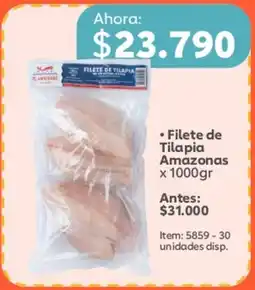 Mercado Madrid Amazonas filete de tilapia oferta