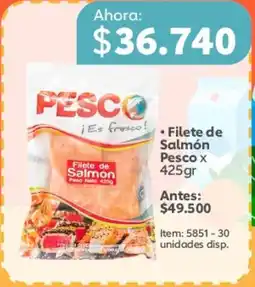 Mercado Madrid Pesco filete de salmón oferta