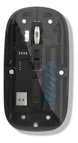 Falabella Mouse Transparente Bluetooth O Usb Para Pc Celular Y Tablet Negro oferta