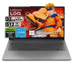 Falabella Portátil Gamer LOQ Intel Core i5-12450HX RTX 3050 32GB RAM 512GB SSD 15.6” FHD oferta