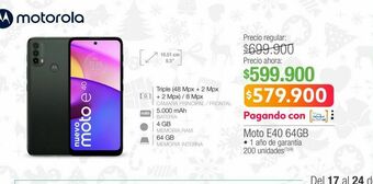 Jumbo Celulares motorola oferta