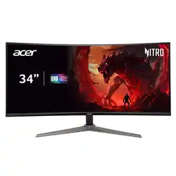 Falabella Monitor Gamer Nitro Curvo 34 Pulgadas VA UW QHD 180Hz 1Ms ED340CU oferta