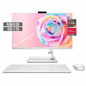 Falabella TODO EN UNO AIO 3 AMD RYZEN 5-7530U SSD 1TB RAM 8GB LED 24 FHD oferta