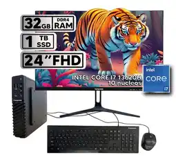 Falabella Computador de Mesa Core i7 13620H 32GB SSD 1TB Monitor 24” 120Hz oferta
