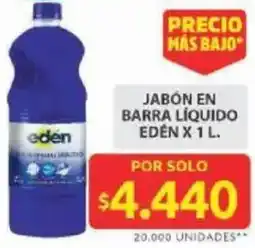 Ara Edén jabón en barra líquido oferta
