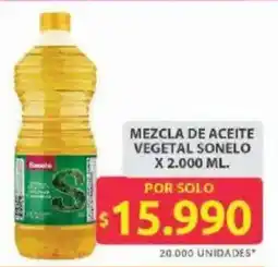 Ara Mezcla de aceite vegetal sonelo oferta
