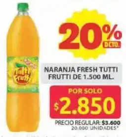 Ara Tutti frutti naranja fresh oferta