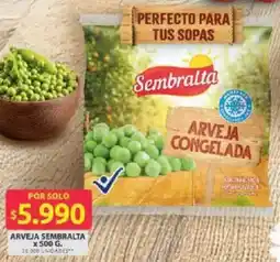 Ara Sembralta arveja congelada oferta