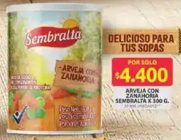 Ara Sembralta arveja con zanahoria oferta