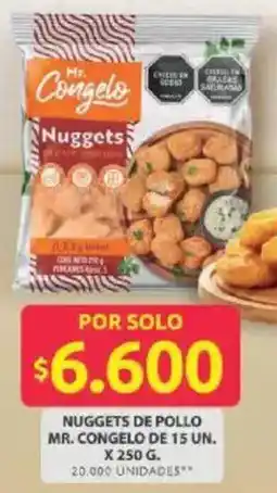 Ara Mr. congelo nuggets de pollo oferta
