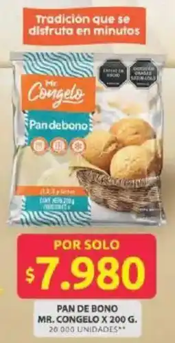 Ara Mr. congelo pan de bono oferta