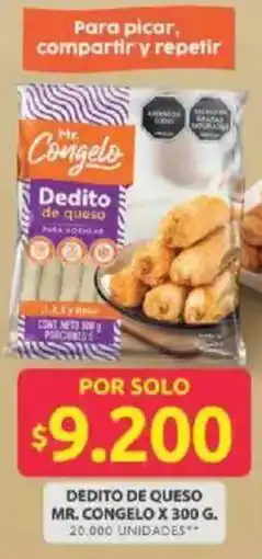 Ara Mr. congelo dedito de queso oferta