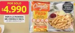 Ara Mr. congelo papa a la francesa oferta
