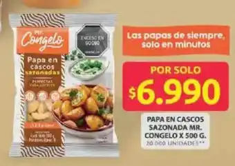 Ara Mr. congelo papa en cascos sazonada oferta