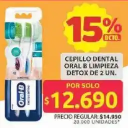 Ara Oral B cepillo dental limpieza detox oferta