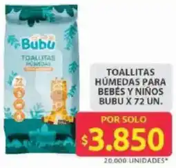 Ara Bubu toallitas humedas para bebés y niños oferta