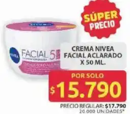 Ara Nivea crema facial aclarado oferta