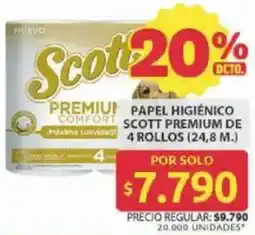 Ara Scott premium papel higiénico comfort oferta