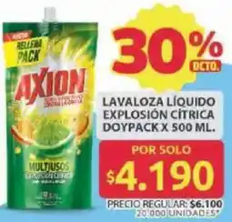 Ara Axion lavaloza líquido explosión citrica doypack oferta
