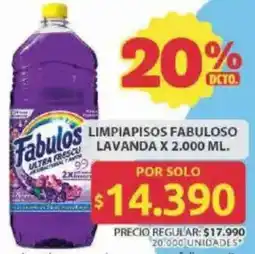 Ara Fabuloso limpiapisos lavanda oferta