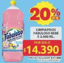 Ara Fabuloso limpiapisos bebé oferta