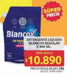 Ara blancox detergente líquido regular oferta