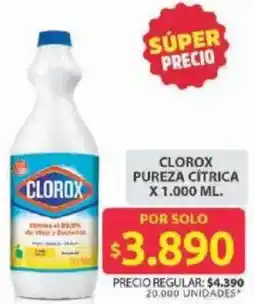Ara Clorox pureza cítrica oferta