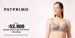 Jumbo Brasier para mujer pat primo oferta
