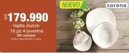 Jumbo Corona vajilla zurich oferta