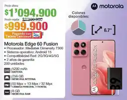 Jumbo Motorola edge 60 fusion oferta