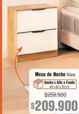 Alkosto Mesa de noche nare oferta