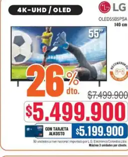 Alkosto Lg tv 55" oferta