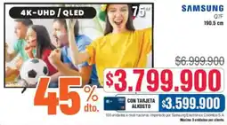 Alkosto Samsung tv 75" oferta