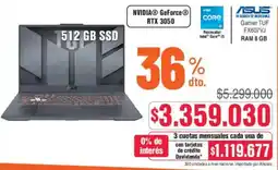 Alkosto Asus gamer tuf oferta