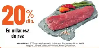 Alkosto En milanesa de res oferta