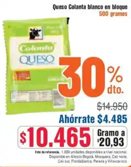 Alkosto Colanta blanco en bloque queso oferta