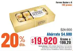 Alkosto Ferrero rocher x 8 oferta
