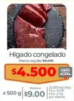 Olímpica Hígado congelado oferta